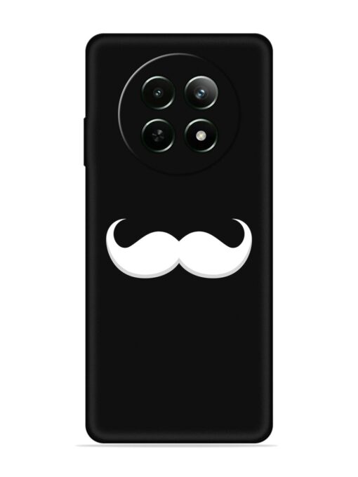 Mustache Vector Embossed Soft Silicone Case for Realme 12 (5G)