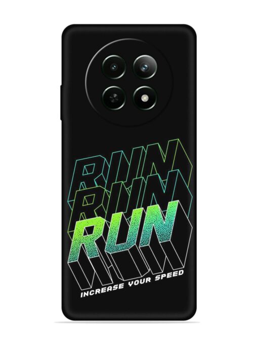 Run Embossed Soft Silicone Case for Realme 12 (5G)