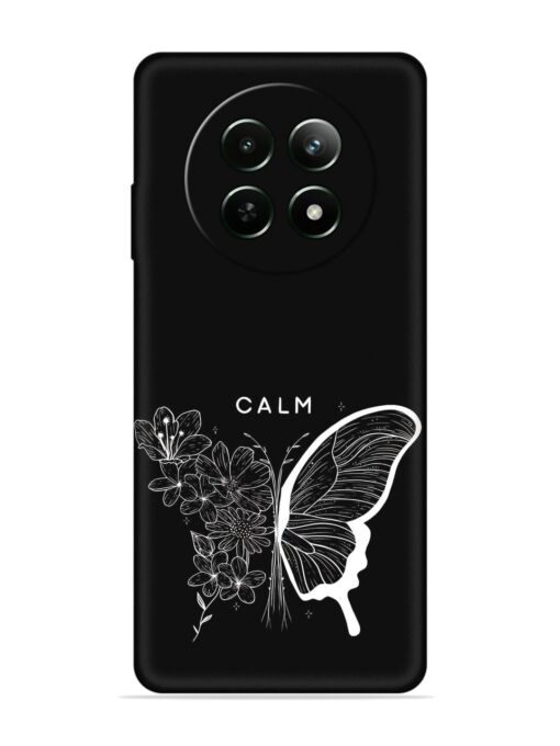 Calm Embossed Soft Silicone Case for Realme 12 (5G) Zapvi