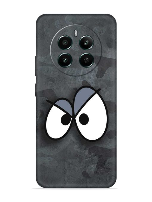 Big Eyes Night Mode Embossed Soft Silicone Case for Realme 12 Plus (5G) Zapvi