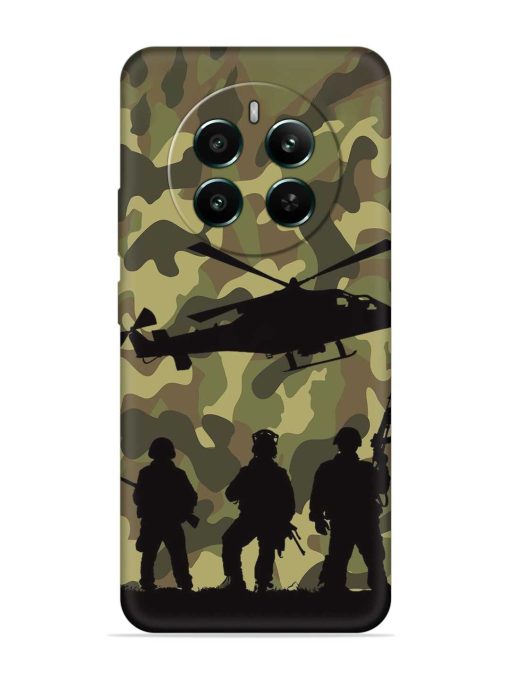 Army Heros Embossed Soft Silicone Case for Realme 12 Plus (5G) Zapvi