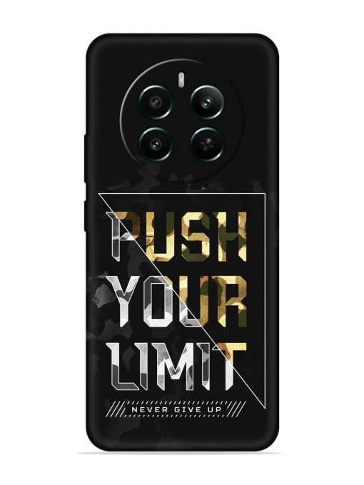 Push Your Limits Embossed Soft Silicone Case for Realme 12 Plus (5G)