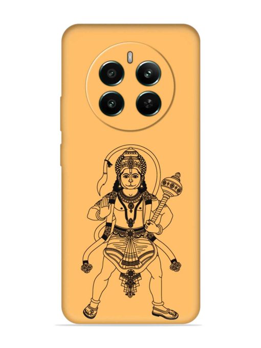 Indian God Hanuman Embossed Soft Silicone Case for Realme 12 Plus (5G) Zapvi