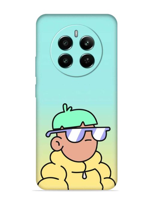 Doodles Cool Character Embossed Soft Silicone Case for Realme 12 Plus (5G) Zapvi