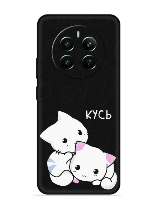 Kycb Cat Embossed Soft Silicone Case for Realme 12 Plus (5G) Zapvi