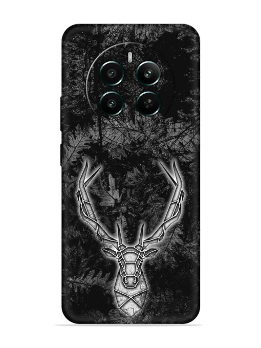 Ancient Deer Embossed Soft Silicone Case for Realme 12 Plus (5G) Zapvi