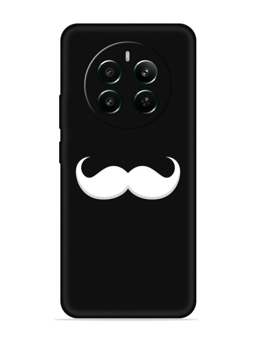 Mustache Vector Embossed Soft Silicone Case for Realme 12 Plus (5G) Zapvi