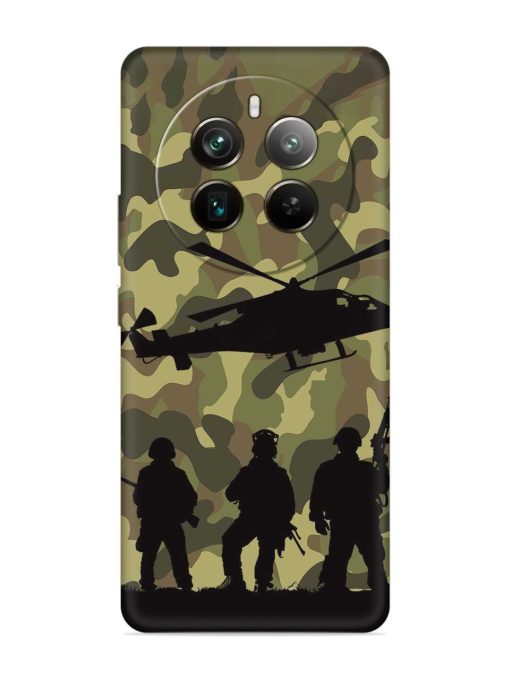 Army Heros Embossed Soft Silicone Case for Realme 12 Pro Plus (5G) Zapvi