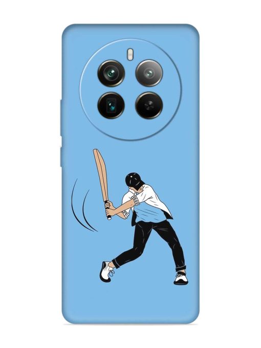 Cricket Gully Boy Embossed Soft Silicone Case for Realme 12 Pro Plus (5G) Zapvi