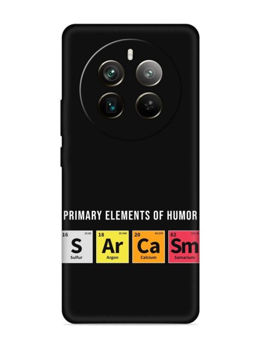 Primary Elements Humor Embossed Soft Silicone Case for Realme 12 Pro Plus (5G) Zapvi