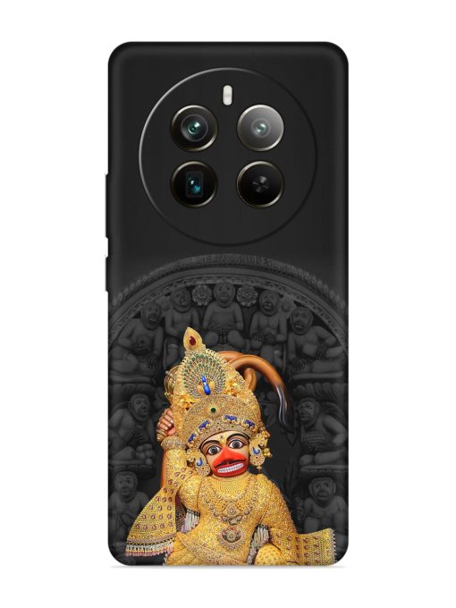 Indian Gold Hanuman Embossed Soft Silicone Case for Realme 12 Pro Plus (5G) Zapvi