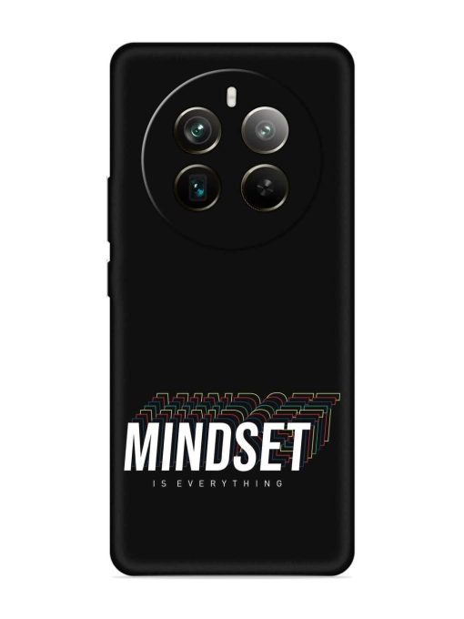 Mindset Everything Slogan Embossed Soft Silicone Case for Realme 12 Pro Plus (5G)