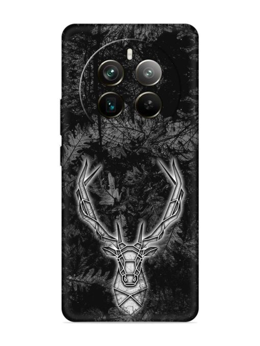 Ancient Deer Embossed Soft Silicone Case for Realme 12 Pro Plus (5G)