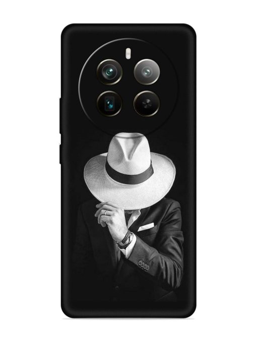 Men Under Hat Embossed Soft Silicone Case for Realme 12 Pro Plus (5G) Zapvi