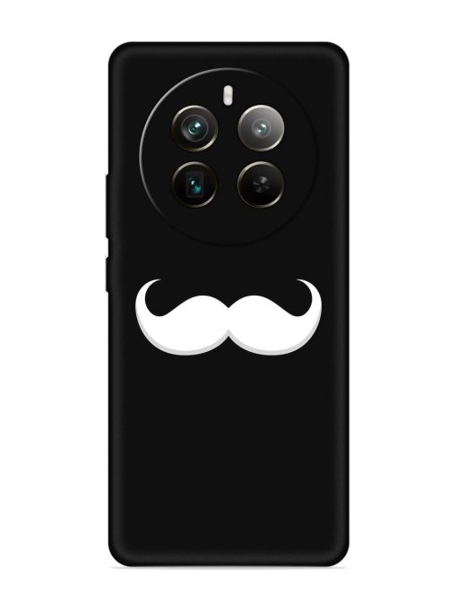 Mustache Vector Embossed Soft Silicone Case for Realme 12 Pro Plus (5G)