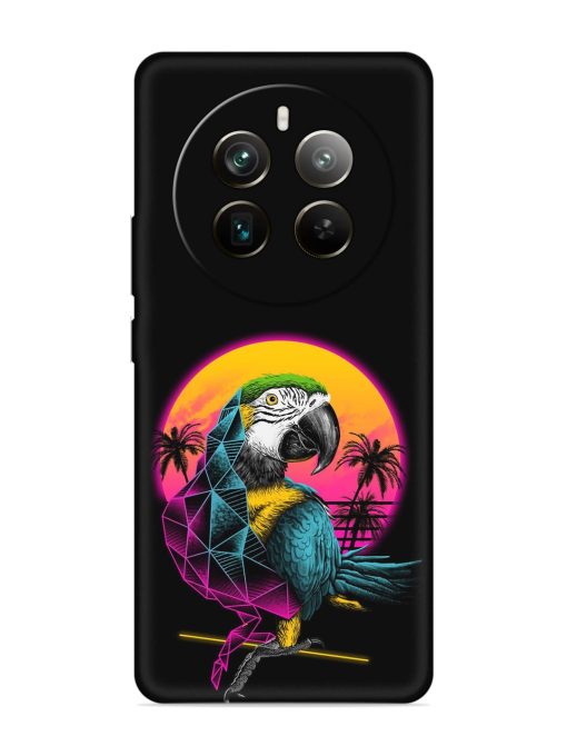 Rad Parrot Embossed Soft Silicone Case for Realme 12 Pro Plus (5G)