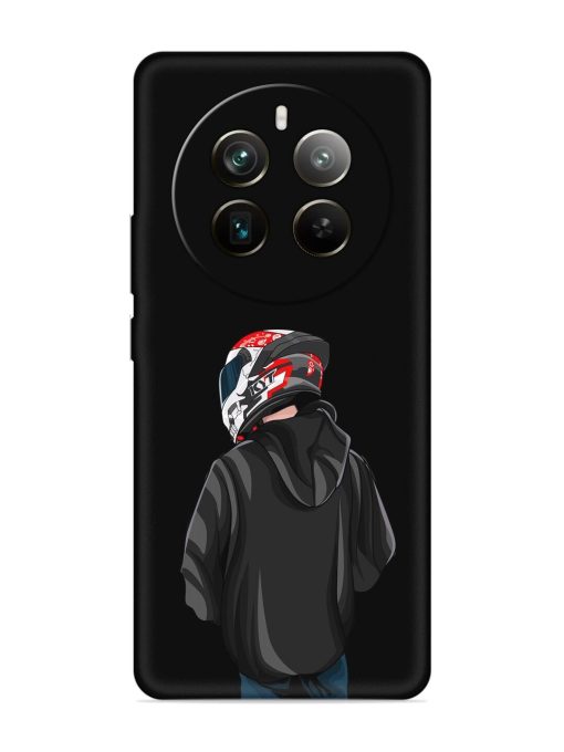 Motorcycle Rider Embossed Soft Silicone Case for Realme 12 Pro Plus (5G) Zapvi