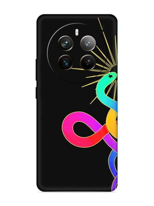 Art Geometric Abstraction Embossed Soft Silicone Case for Realme 12 Pro Plus (5G) Zapvi