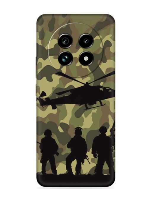 Army Heros Embossed Soft Silicone Case for Realme 13 Pro Plus (5G) Zapvi