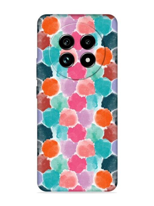 Colorful Seamless Pattern Embossed Soft Silicone Case for Realme 13 Pro Plus (5G) Zapvi