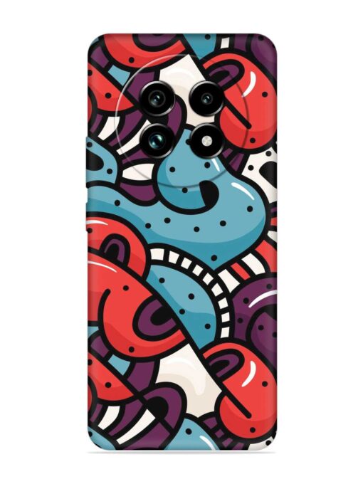 Seamless Backdrop Colorful Embossed Soft Silicone Case for Realme 13 Pro Plus (5G) Zapvi