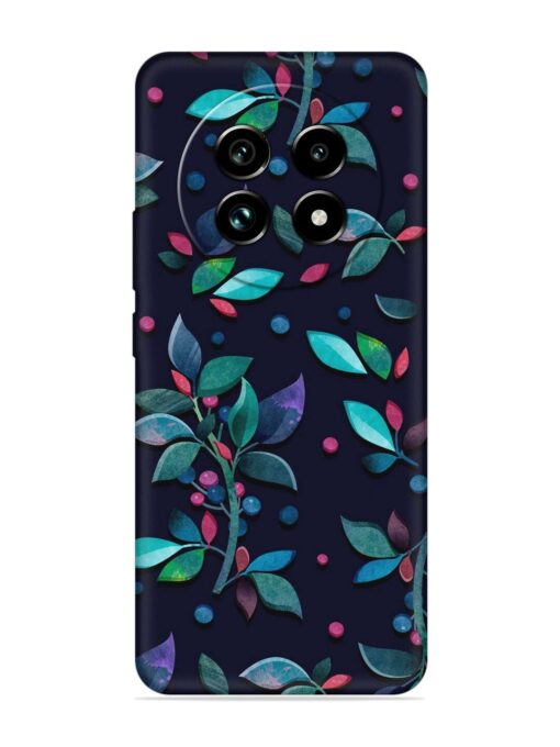 Decorative Watercolor Flower Embossed Soft Silicone Case for Realme 13 Pro Plus (5G) Zapvi