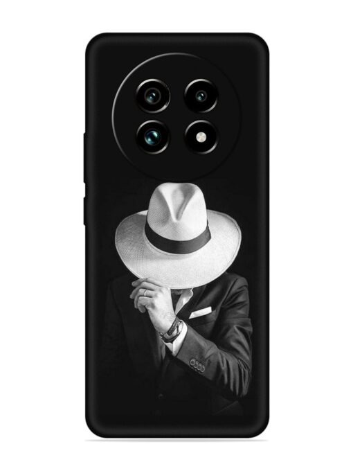 Men Under Hat Embossed Soft Silicone Case for Realme 13 Pro Plus (5G) Zapvi