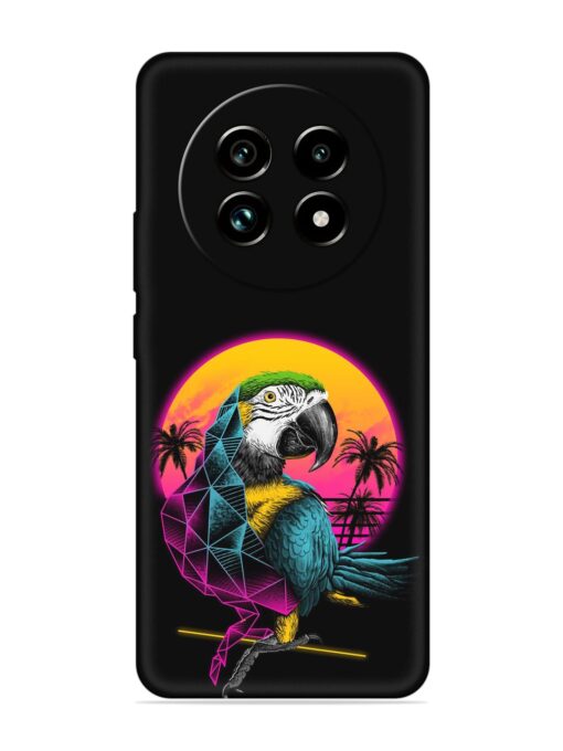 Rad Parrot Embossed Soft Silicone Case for Realme 13 Pro Plus (5G) Zapvi