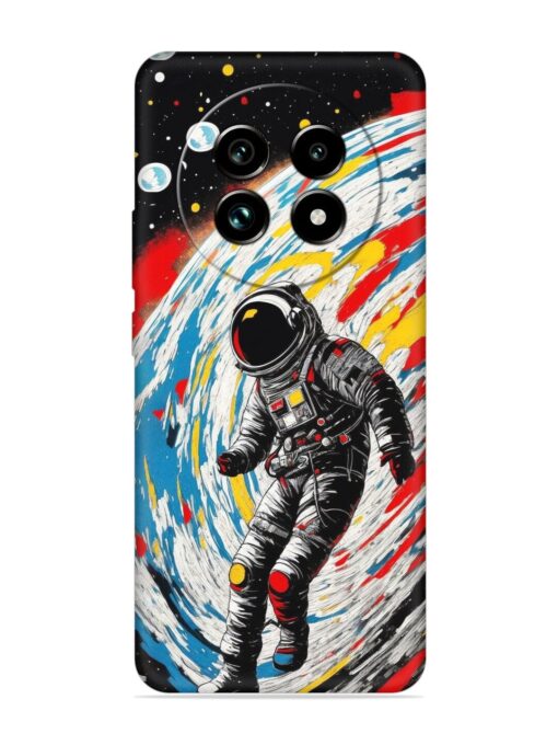 Astronaut Art Embossed Soft Silicone Case for Realme 13 Pro Plus (5G) Zapvi