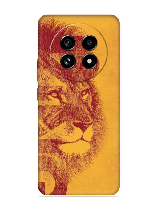 Gold Lion Crown Art Embossed Soft Silicone Case for Realme 13 Pro Plus (5G) Zapvi