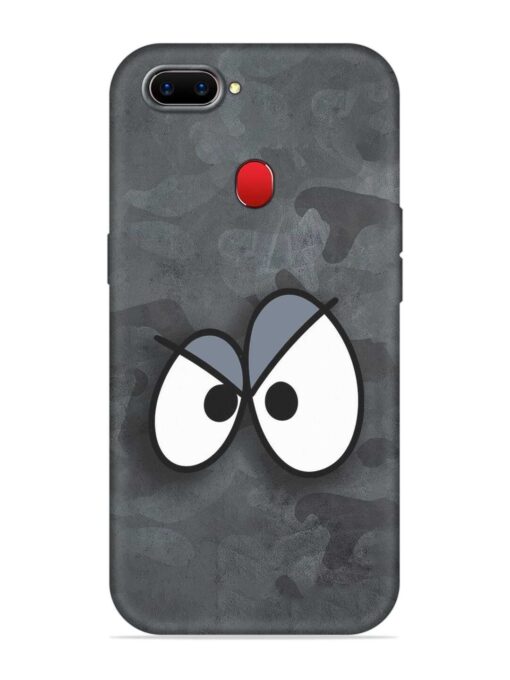 Big Eyes Night Mode Embossed Soft Silicone Case for Realme 2