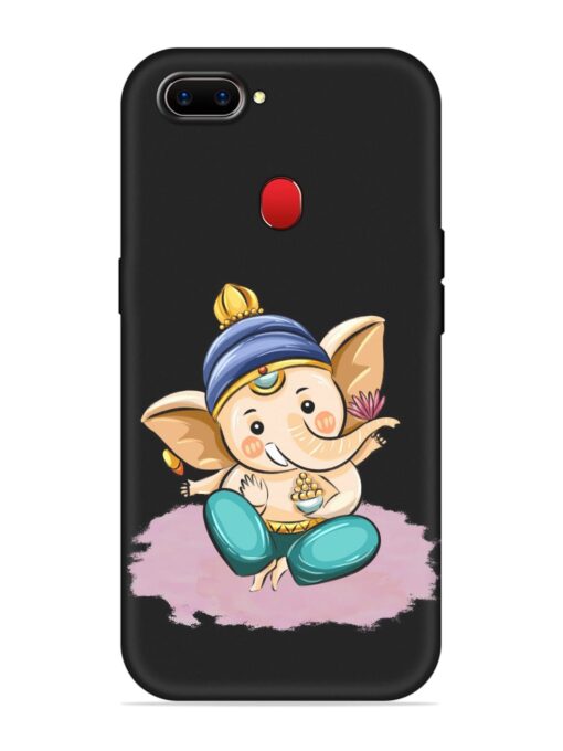 Bal Ganesh Vector Art Embossed Soft Silicone Case for Realme 2 Zapvi