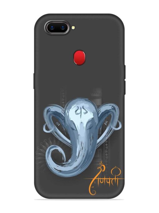 Illustration Lord Ganpati Embossed Soft Silicone Case for Realme 2 Zapvi