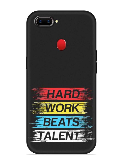 Hard Work Beats Embossed Soft Silicone Case for Realme 2