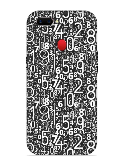 Many Numbers Different Embossed Soft Silicone Case for Realme 2 Zapvi