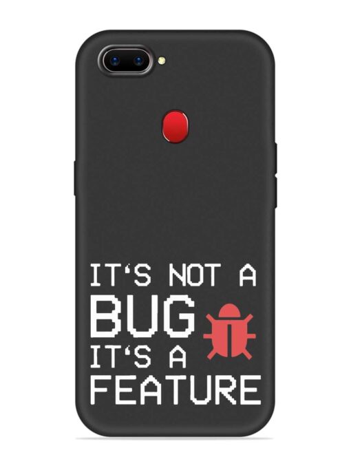 Not Bug Feature Embossed Soft Silicone Case for Realme 2 Zapvi