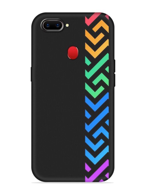 Colorshape Stripes Embossed Soft Silicone Case for Realme 2 Zapvi