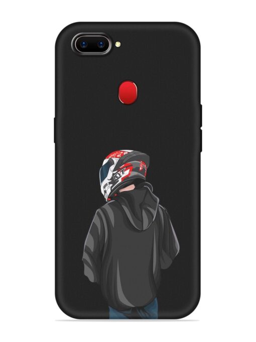 Motorcycle Rider Embossed Soft Silicone Case for Realme 2 Zapvi