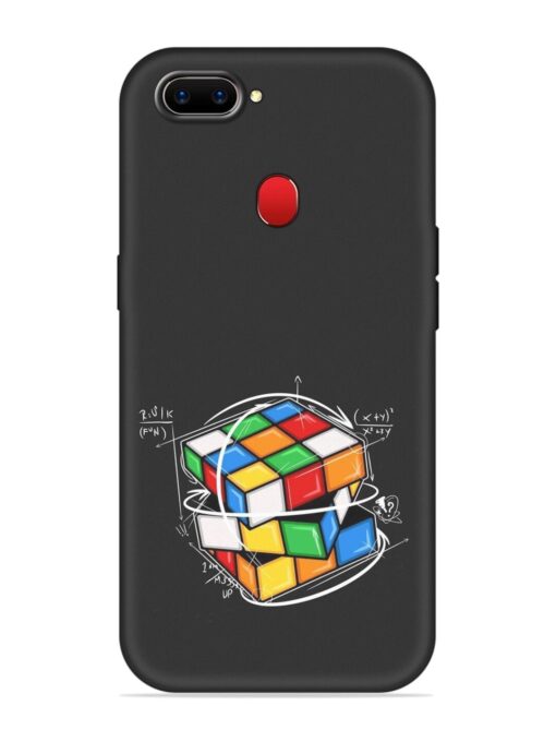 Cubik Vector Embossed Soft Silicone Case for Realme 2