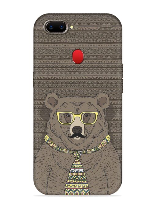 Grizzly Bear Embossed Soft Silicone Case for Realme 2 Zapvi