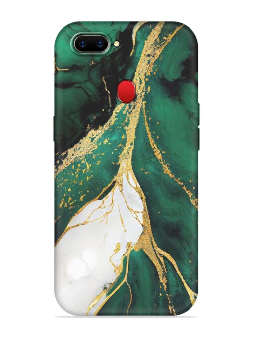 Blue Marble Art Embossed Soft Silicone Case for Realme 2 Zapvi