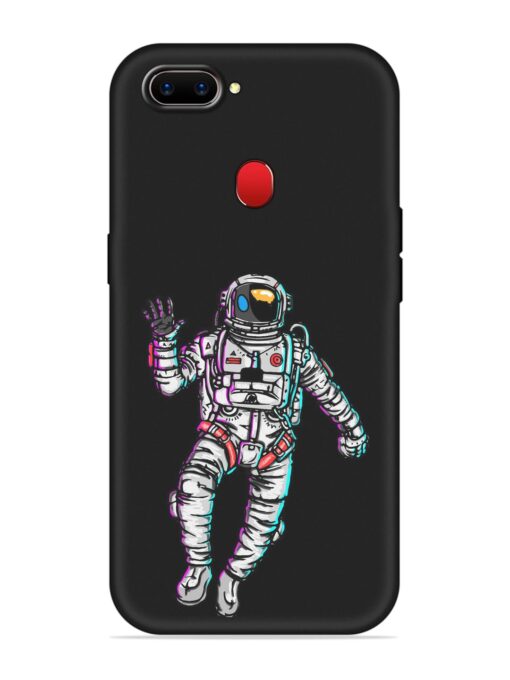 Spaceman Embossed Soft Silicone Case for Realme 2 Zapvi