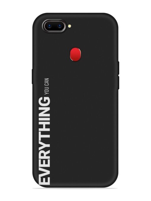 Everything You Can Embossed Soft Silicone Case for Realme 2 Zapvi