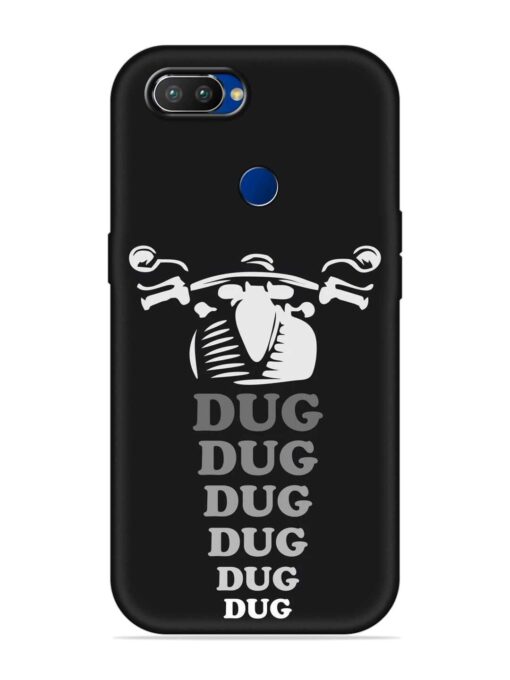 Dug Dug Dug Embossed Soft Silicone Case for Realme 2 Pro Zapvi