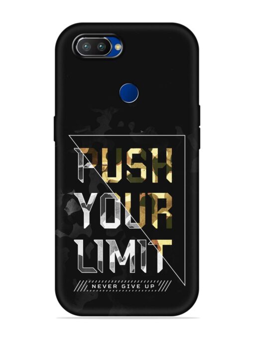 Push Your Limits Embossed Soft Silicone Case for Realme 2 Pro Zapvi