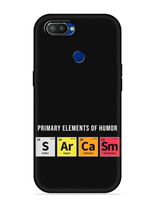 Primary Elements Humor Embossed Soft Silicone Case for Realme 2 Pro Zapvi