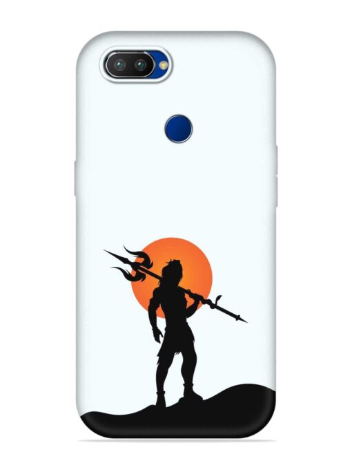 Lord Mahadev Trendy Embossed Soft Silicone Case for Realme 2 Pro Zapvi