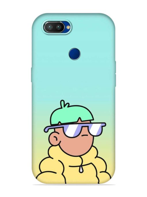 Doodles Cool Character Embossed Soft Silicone Case for Realme 2 Pro Zapvi