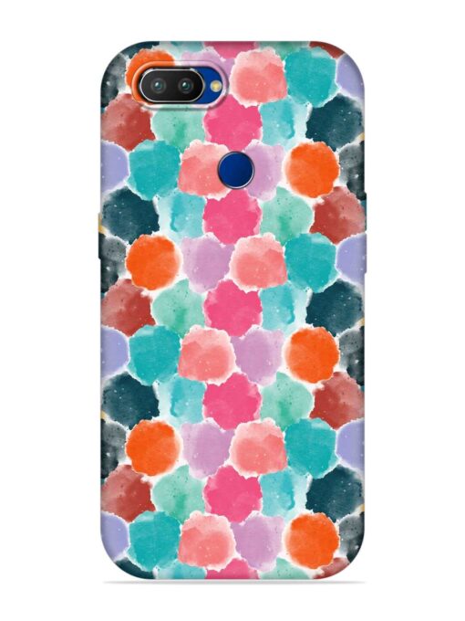 Colorful Seamless Pattern Embossed Soft Silicone Case for Realme 2 Pro Zapvi