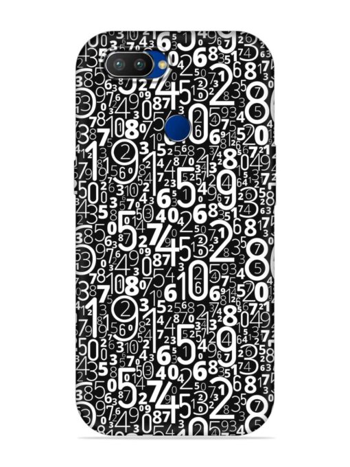 Many Numbers Different Embossed Soft Silicone Case for Realme 2 Pro Zapvi